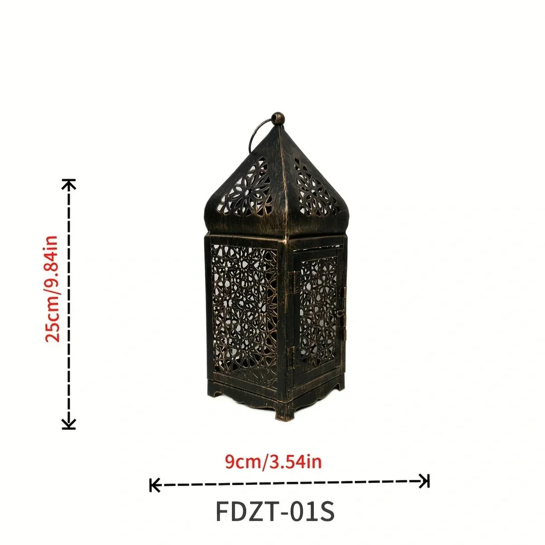 Bronze Vintage Candle Holder - Victor-S (9x25cm)-State of Style