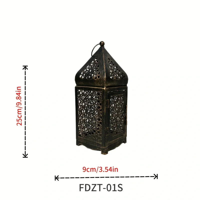 Bronze Vintage Candle Holder - Victor-S (9x25cm)-State of Style
