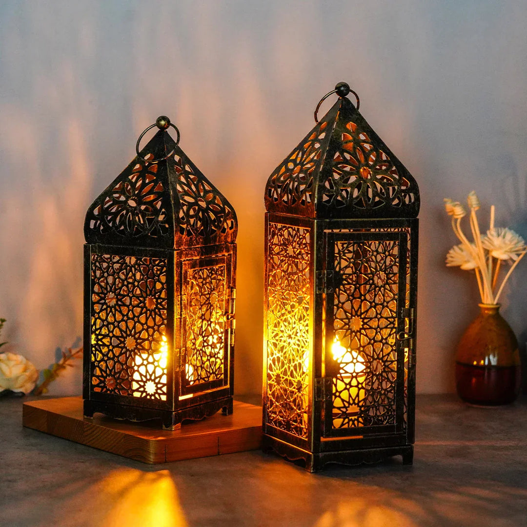 Bronze Vintage Candle Holder - Victor-S (9x25cm)-State of Style