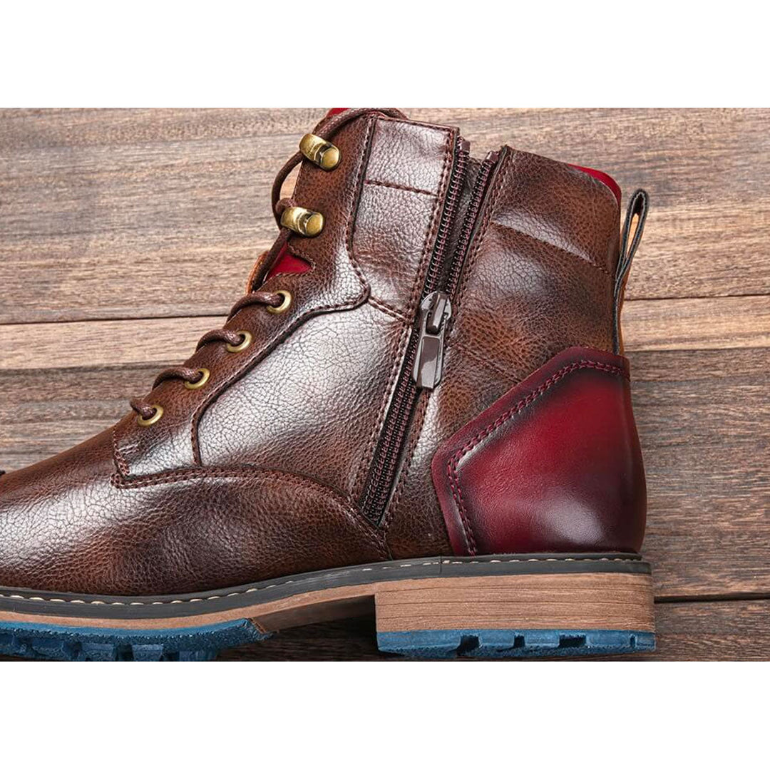 Brown Men's Oxford Boots – Jules-8-State of Style