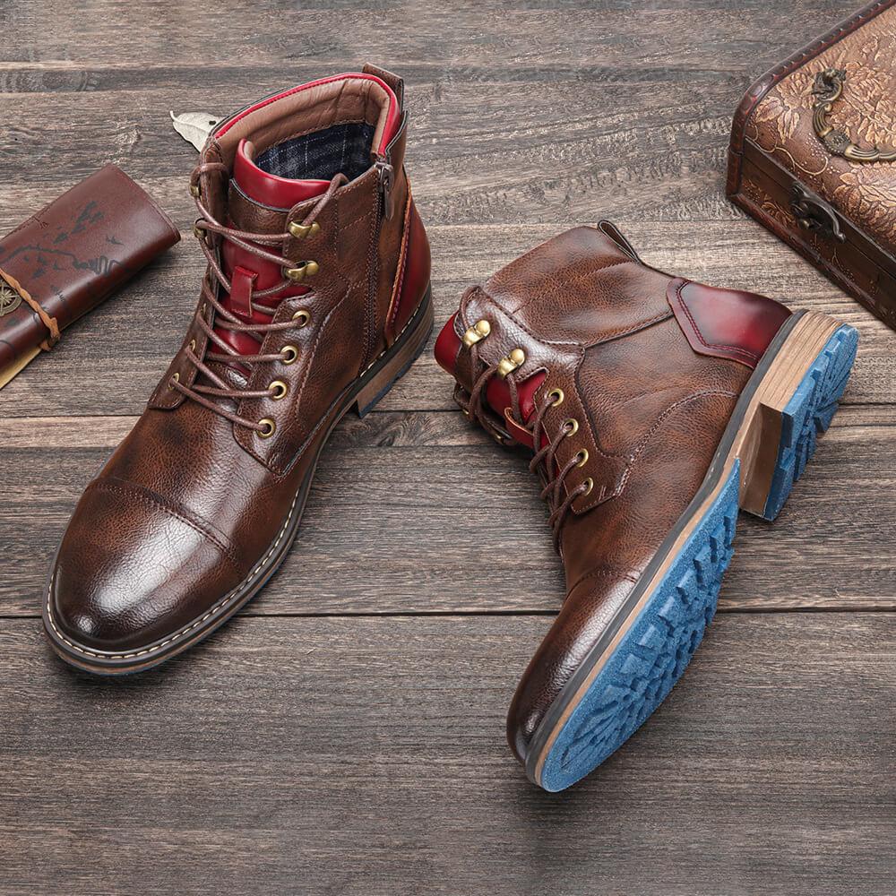 Brown Men's Oxford Boots – Jules-8-State of Style