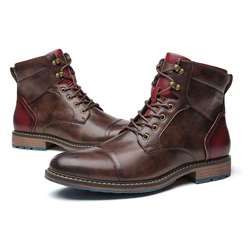 Brown Men's Oxford Boots – Jules-8-State of Style