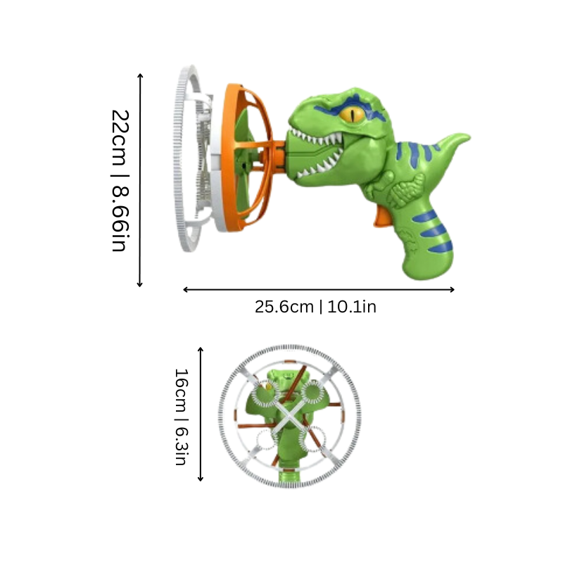 Bubble Blaster - DinoBubbles-Green-State of Style