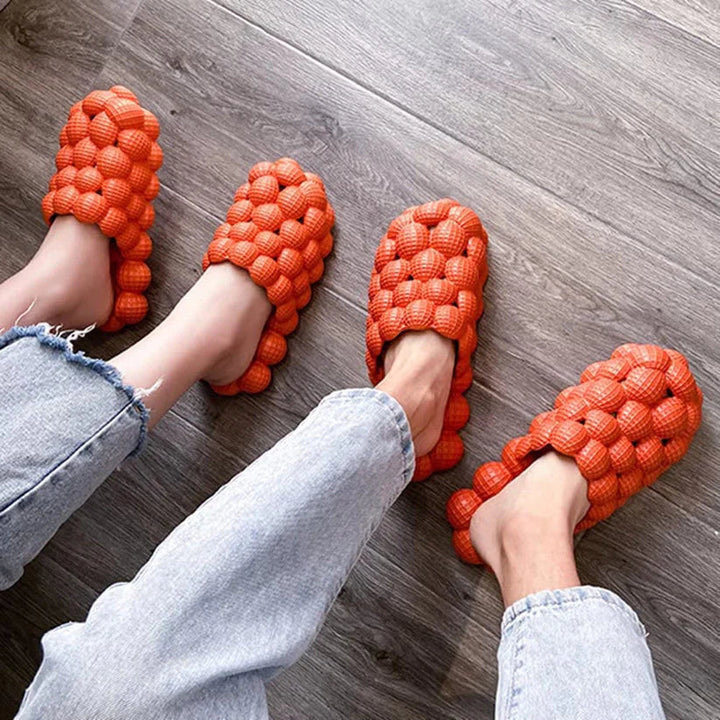 Bubble Slides | Trendy & Comfortable Indoor Slippers-Beige-5.0-6.0-State of Style