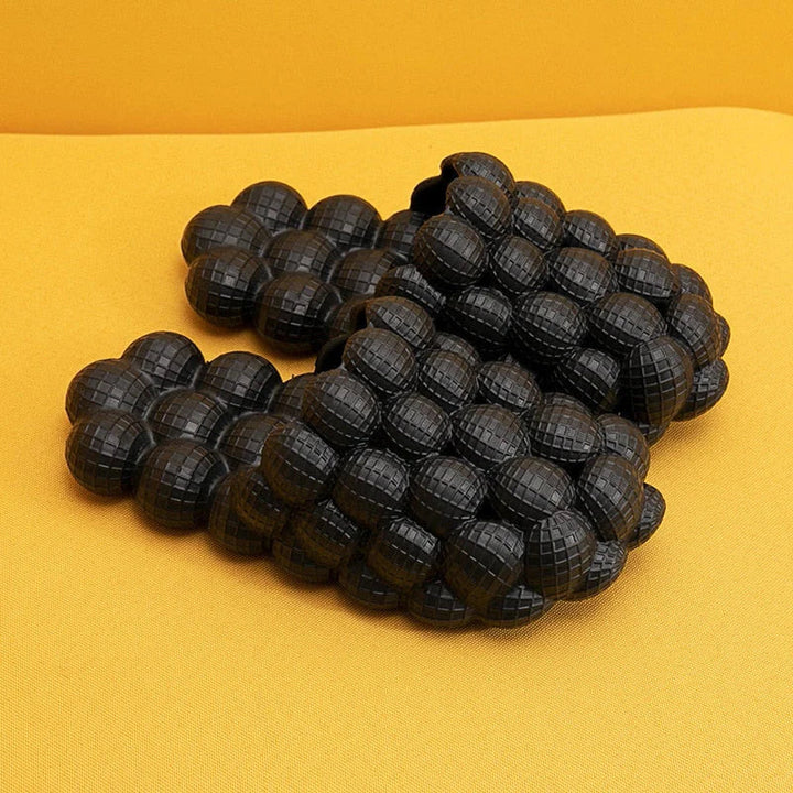 Bubble Slides | Trendy & Comfortable Indoor Slippers-Black-5.0-6.0-State of Style