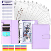 BudgetPro Budget Binder with Cash Envelope System-Purple-State of Style