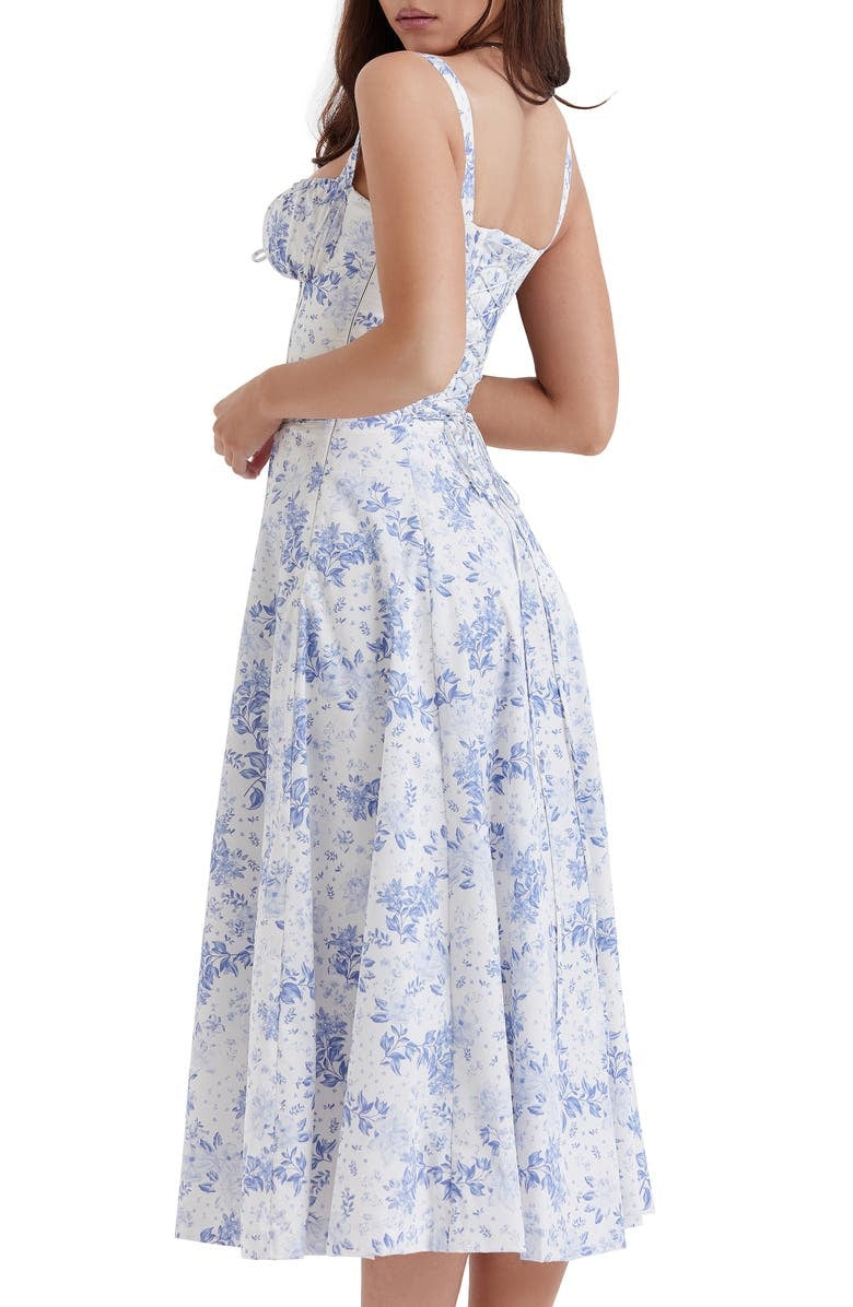 Bustier Summer Dress with Waist Shaper - Isabella-Knee length - 1 layer-Pink Flowers-XS-State of Style