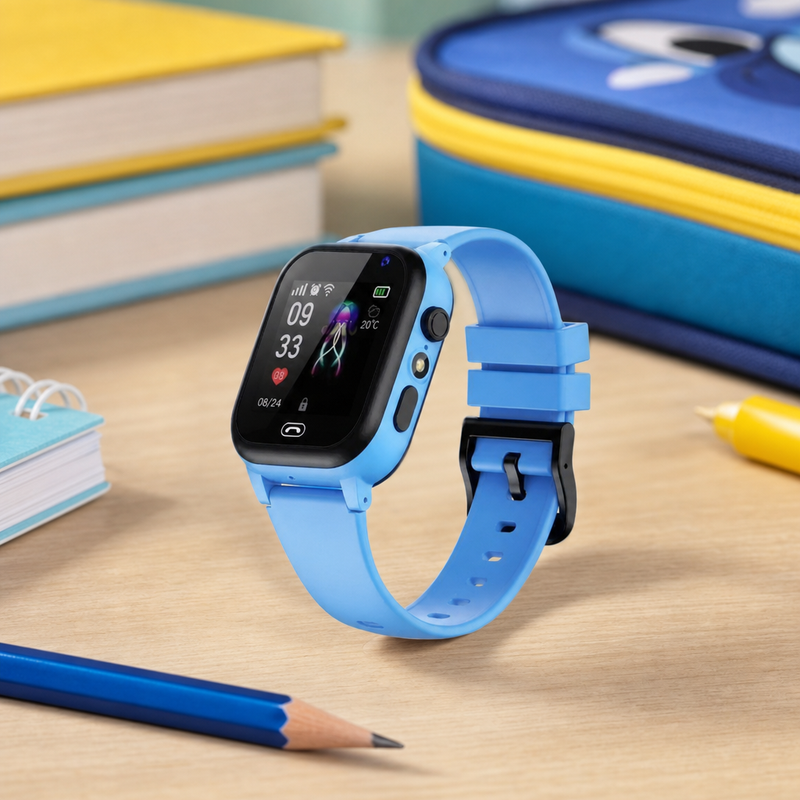 Kids GPS Watch with SOS & Camera – 4G Connected – KidVista
