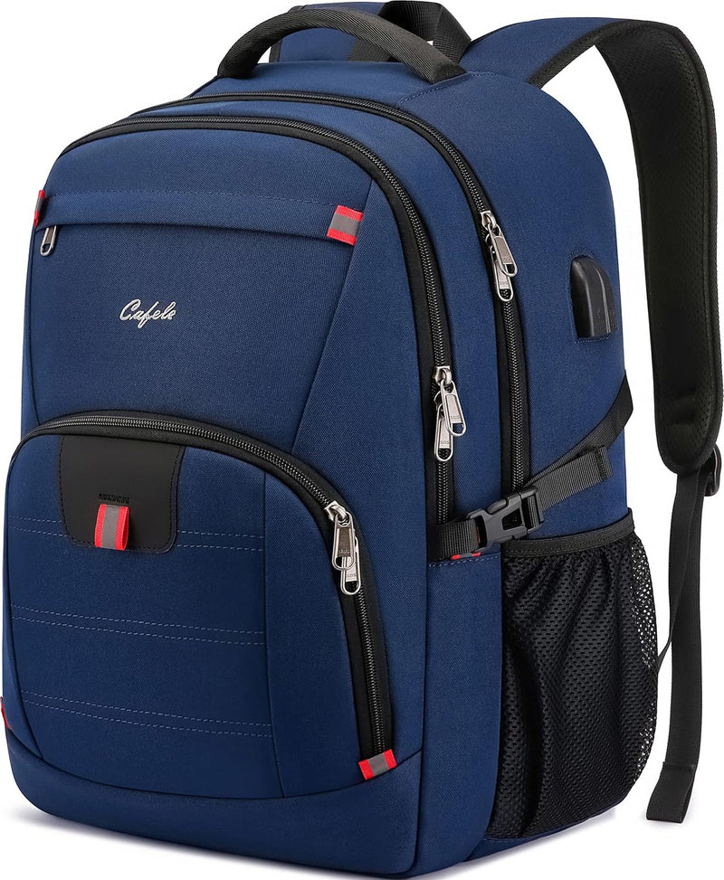 Water-Resistant Laptop Backpack with USB Port & Anti-Theft Design – TechPro