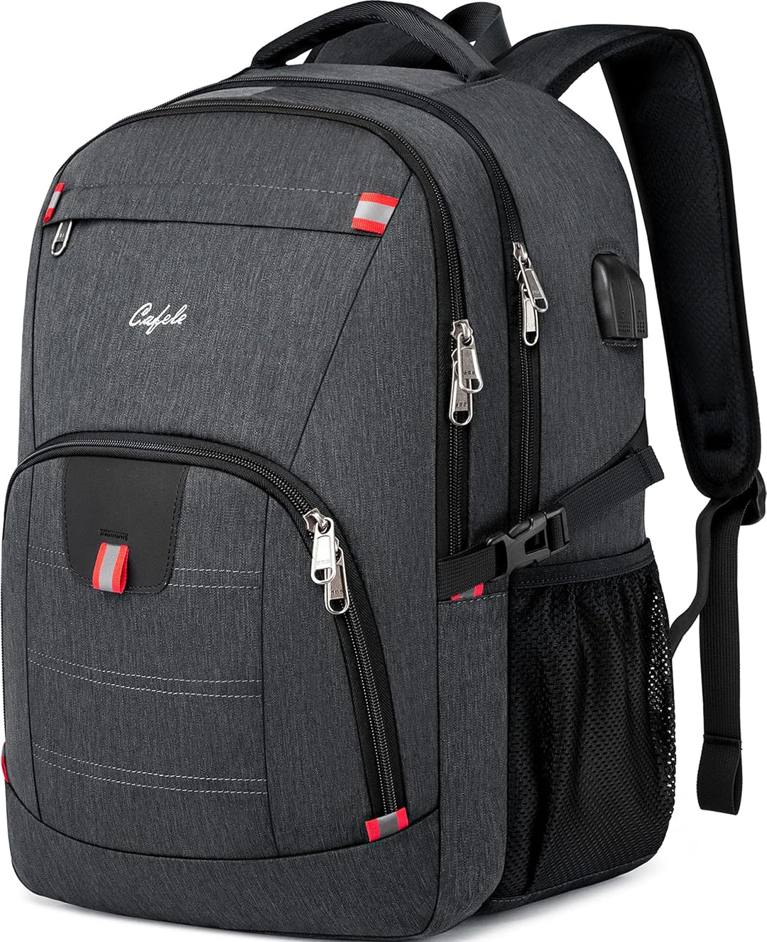 Water-Resistant Laptop Backpack with USB Port & Anti-Theft Design – TechPro