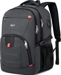 Water-Resistant Laptop Backpack with USB Port & Anti-Theft Design – TechPro