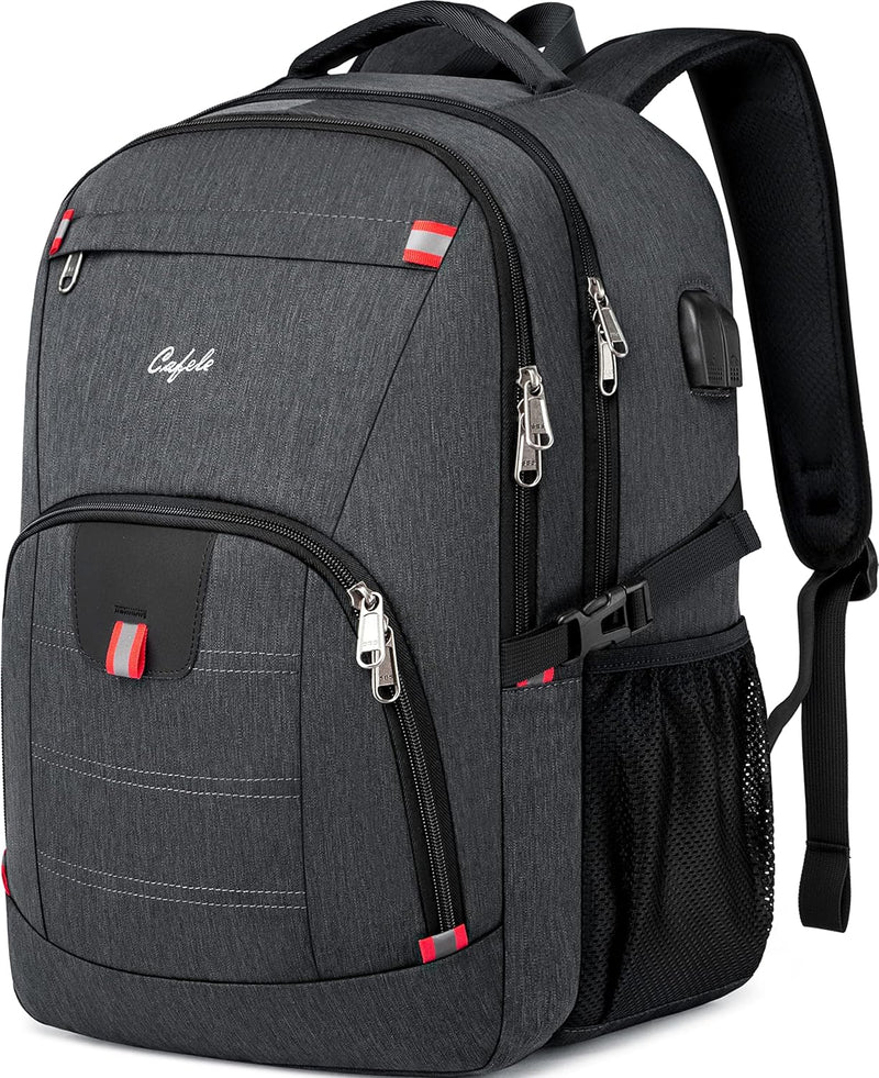 Water-Resistant Laptop Backpack with USB Port & Anti-Theft Design – TechPro