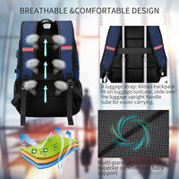 Water-Resistant Laptop Backpack with USB Port & Anti-Theft Design – TechPro