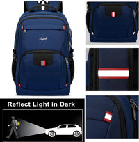 Water-Resistant Laptop Backpack with USB Port & Anti-Theft Design – TechPro
