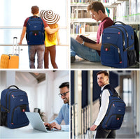 Water-Resistant Laptop Backpack with USB Port & Anti-Theft Design – TechPro