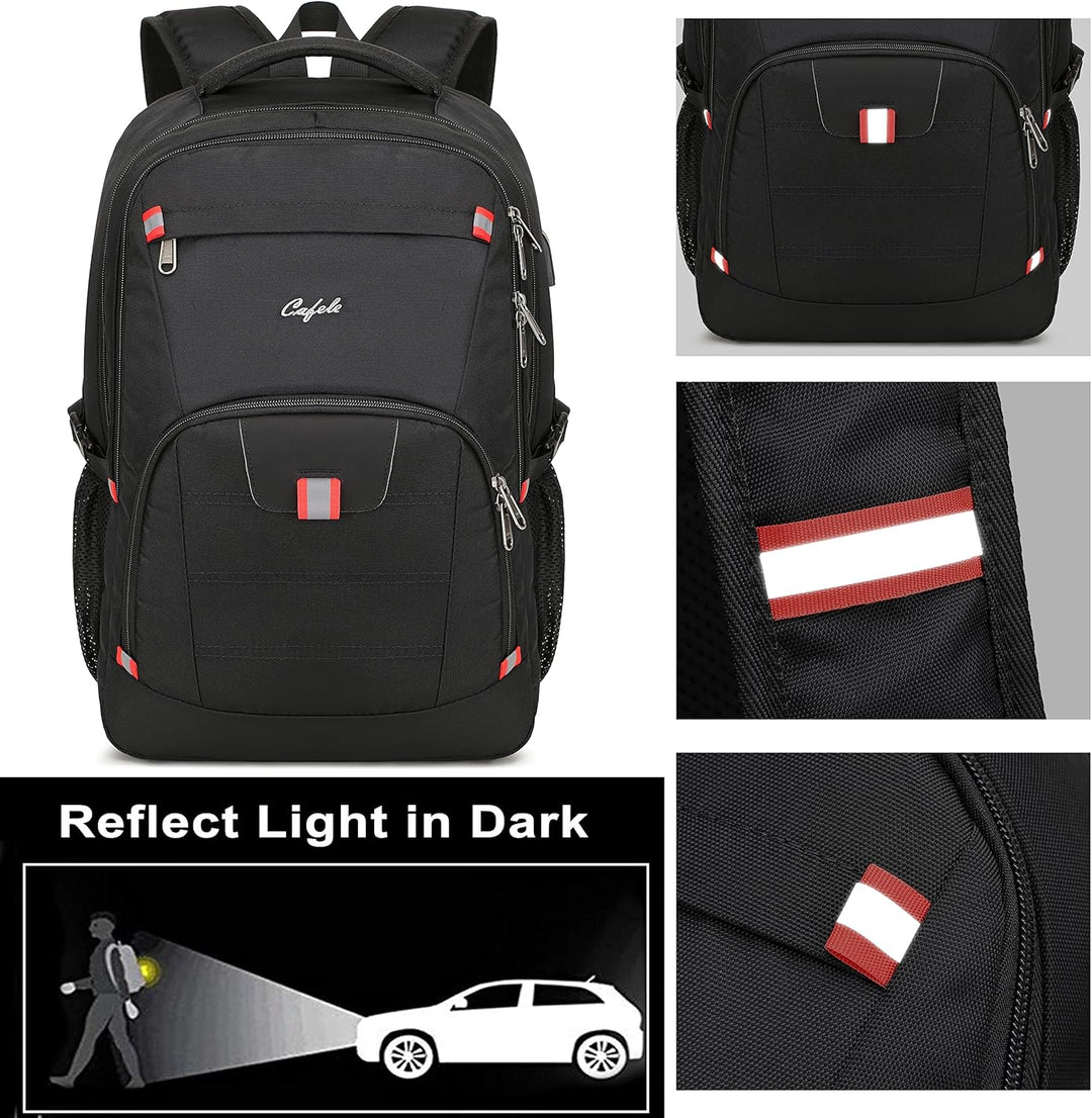 Water-Resistant Laptop Backpack with USB Port & Anti-Theft Design – TechPro