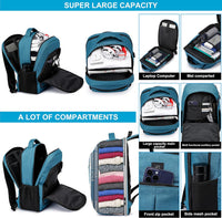 Water-Resistant Laptop Backpack with USB Port & Anti-Theft Design – TechPro