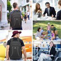 Water-Resistant Laptop Backpack with USB Port & Anti-Theft Design – TechPro