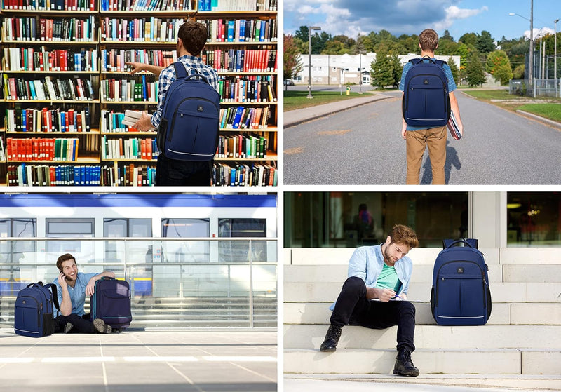 Water-Resistant Laptop Backpack with USB Port & Anti-Theft Design – TechPro