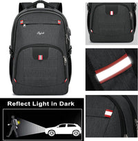Water-Resistant Laptop Backpack with USB Port & Anti-Theft Design – TechPro