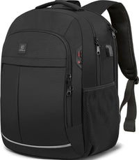 Water-Resistant Laptop Backpack with USB Port & Anti-Theft Design – TechPro