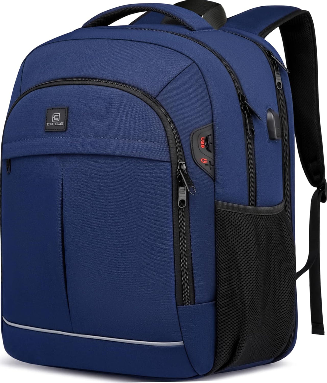 Water-Resistant Laptop Backpack with USB Port & Anti-Theft Design – TechPro