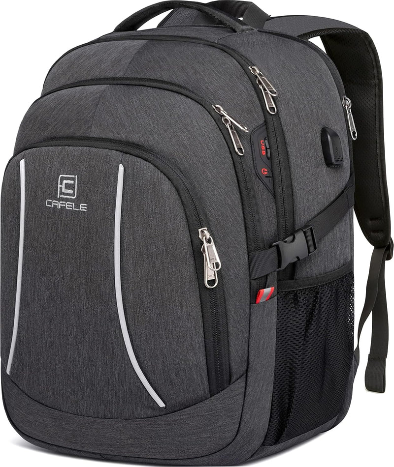Water-Resistant Laptop Backpack with USB Port & Anti-Theft Design – TechPro