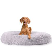 Calming Dog Bed - Snoozy-Anthracite-S (Ø 50 cm)-State of Style