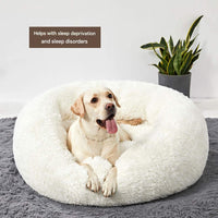 Calming Dog Bed - Snoozy-Anthracite-S (Ø 50 cm)-State of Style