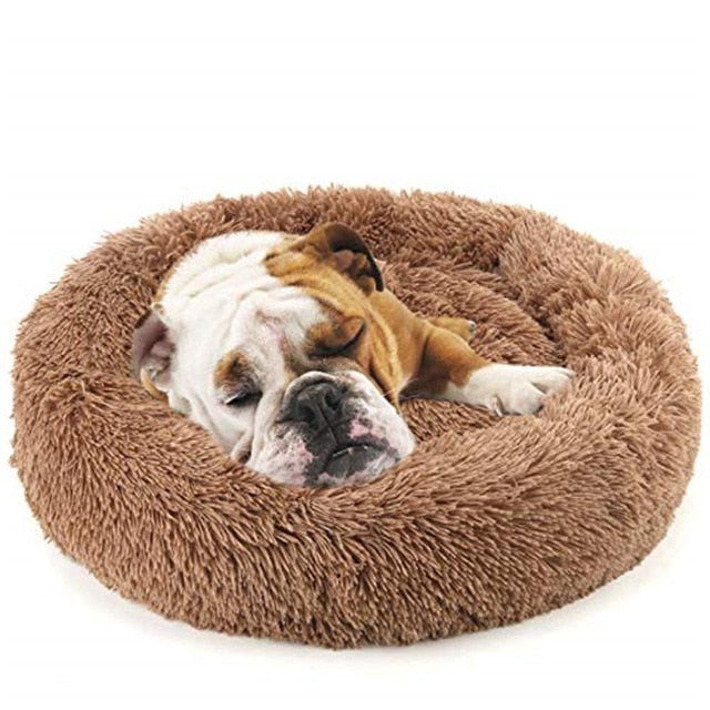 Calming Dog Bed - Snoozy-Brown-S (Ø 50 cm)-State of Style
