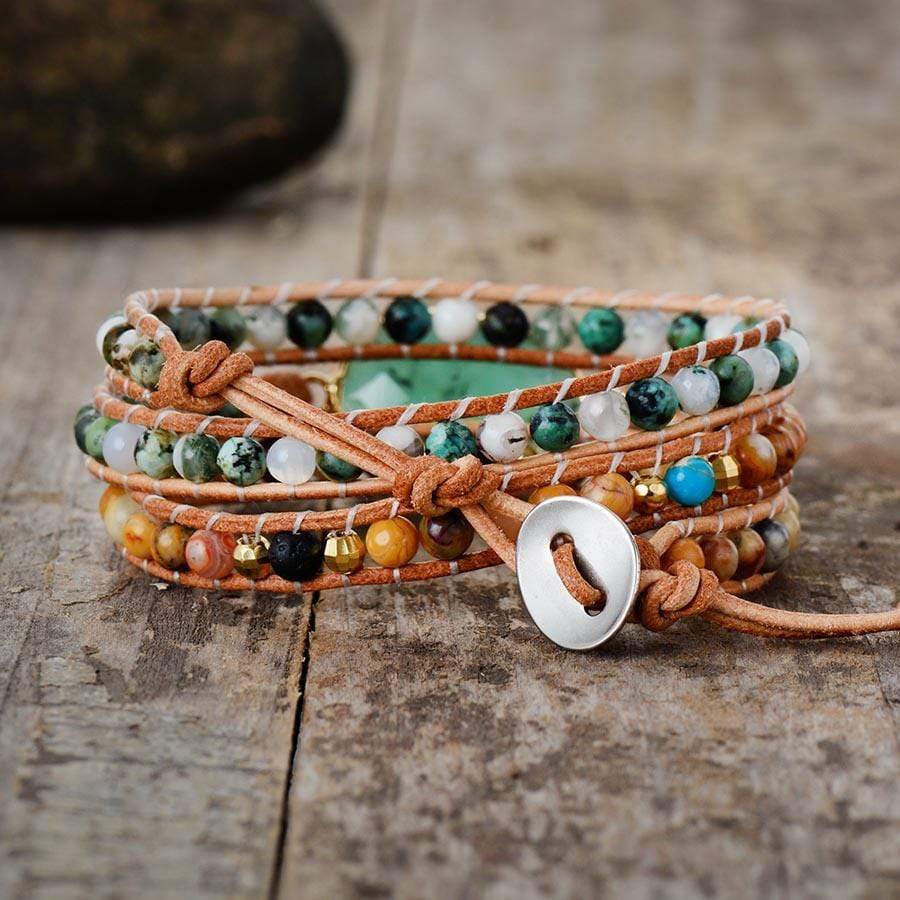 Calming Jade Wrap Bracelet – Elina-State of Style
