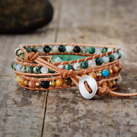 Calming Jade Wrap Bracelet – Elina-State of Style