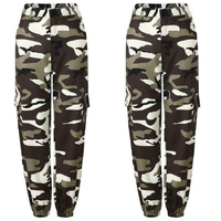 Camo Joggers | Stylish & Comfortable Cargo Pants-Army Green-S-State of Style
