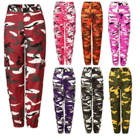 Camo Joggers | Stylish & Comfortable Cargo Pants-Orange-S-State of Style