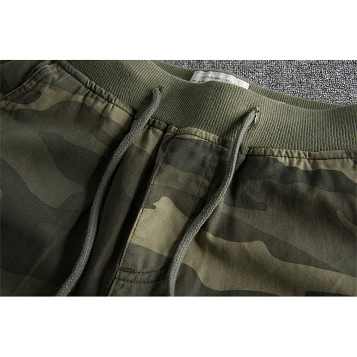Camouflage Print Shorts - Ranger-Green Camouflage-S-State of Style