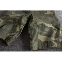 Camouflage Print Shorts - Ranger-Green Camouflage-S-State of Style