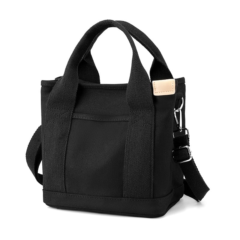 Canvas Tote Bag - Nia-Black-State of Style