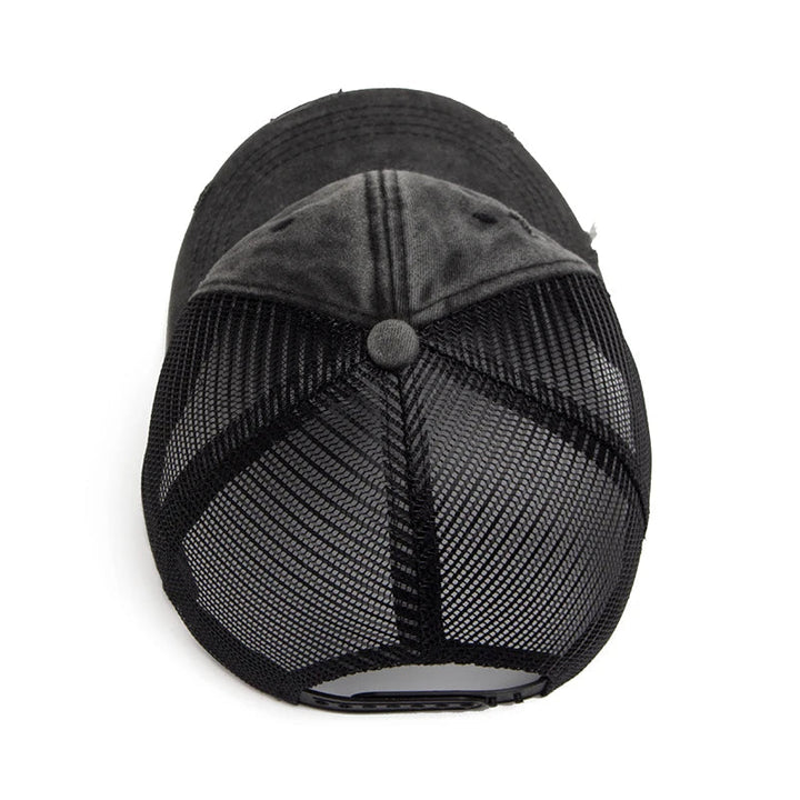 Cap with braid opening & mesh design – buy 1, get 1 free – Liora-Blue-State of Style