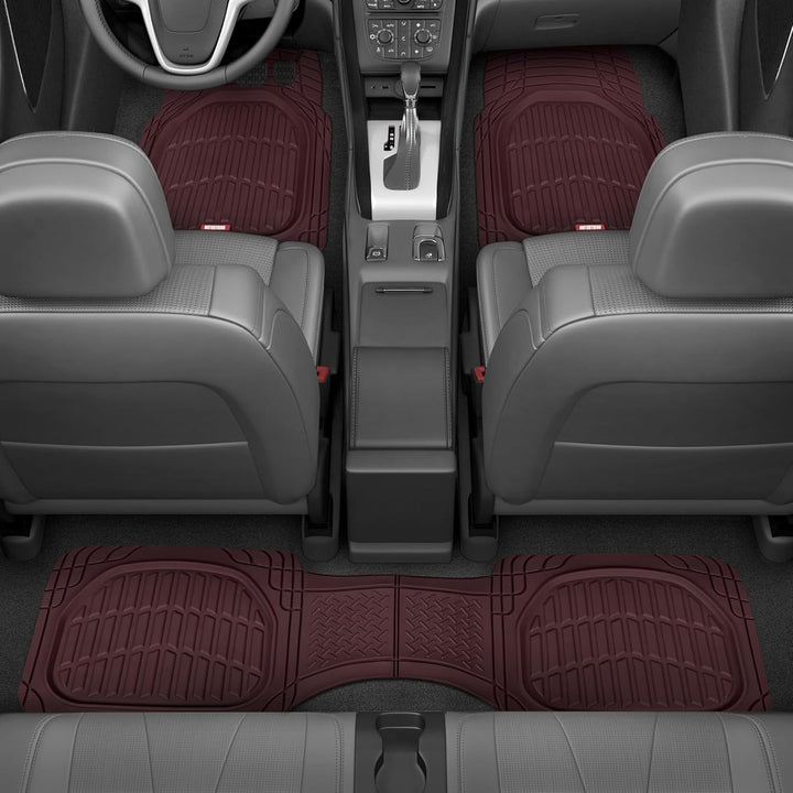 Car Floor Mats Flexible-Complete set-Beige-State of Style
