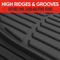 Car Floor Mats Flexible-Complete set-Beige-State of Style