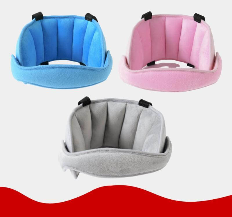 Adjustable headrest for children in car seats – sleep-protection strap (buy one, get one free)