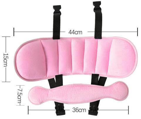 Adjustable headrest for children in car seats – sleep-protection strap (buy one, get one free)