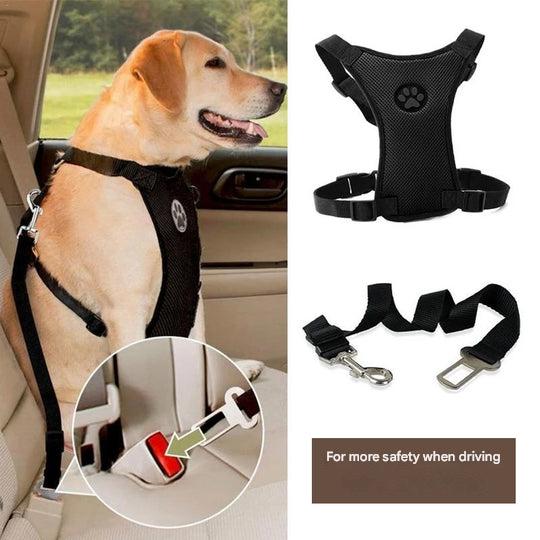 Car seat belt with Comfortable Harness for Dogs - PawSafe-S-State of Style