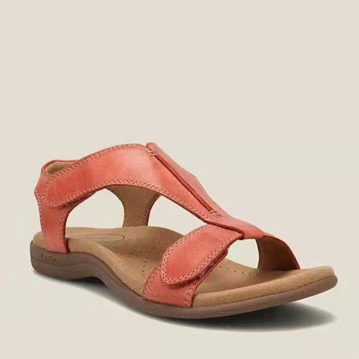 CarleighSandals | Women's Supportive Orthopaedic Sandals-Rose Red-4.5-State of Style