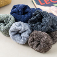 Carlos Traditional Socks – 5-Pack Thick Retro Thermal Socks-Dark Grey-State of Style