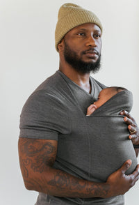 CarryEase Baby Carrier T-Shirt-Dad-Grey-S-State of Style