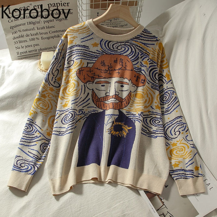 Cartoon Sweater – Fun & Playful Everyday Wear-State of Style
