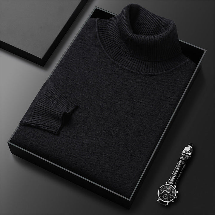 Cashmere Blend Turtleneck – Nordin-Black-XS-State of Style