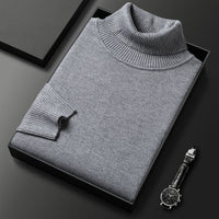 Cashmere Blend Turtleneck – Nordin-Dark grey-XS-State of Style