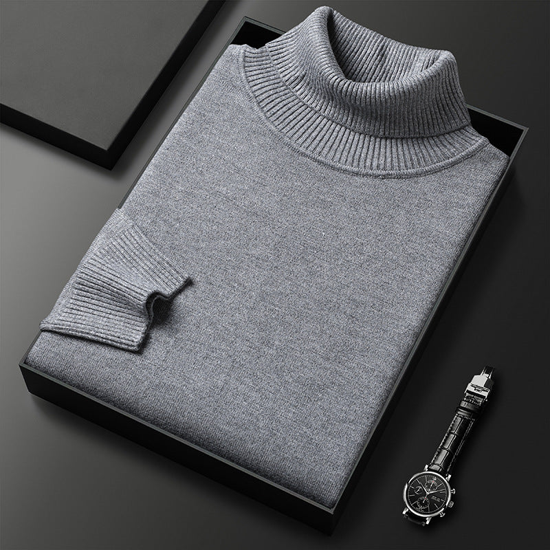 Cashmere Blend Turtleneck – Nordin-Dark grey-XS-State of Style